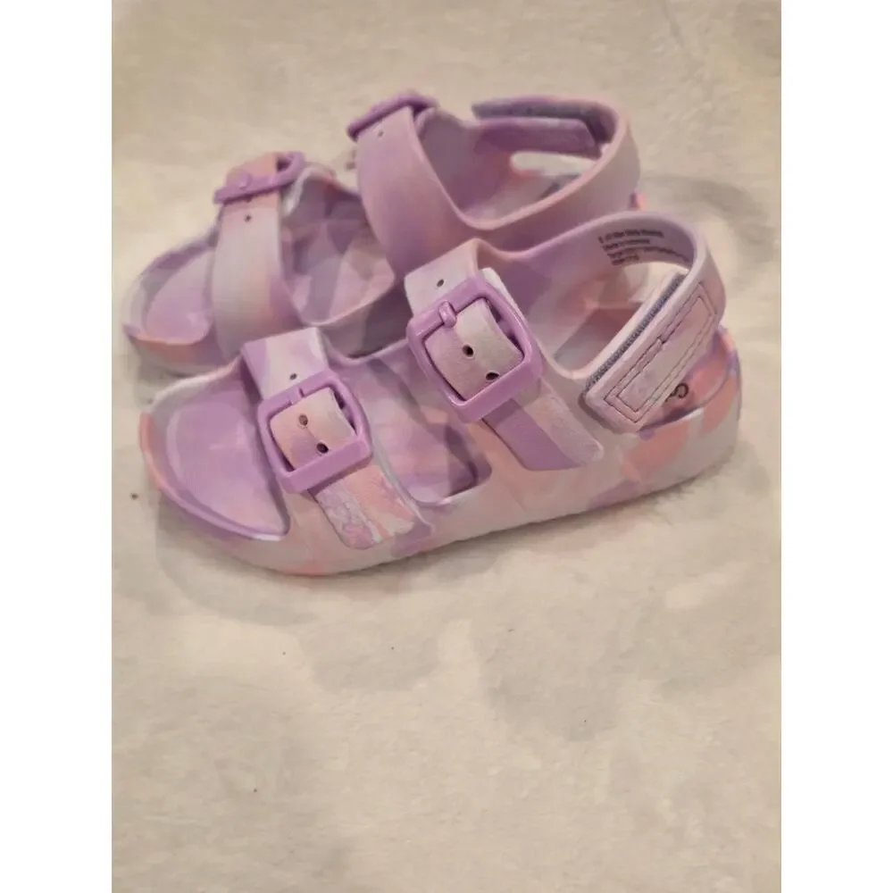 Cat & Jack Girls Purple Sandals 8 NWOT